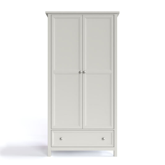 Liri 2 Door Combination Wardrobe - Grey