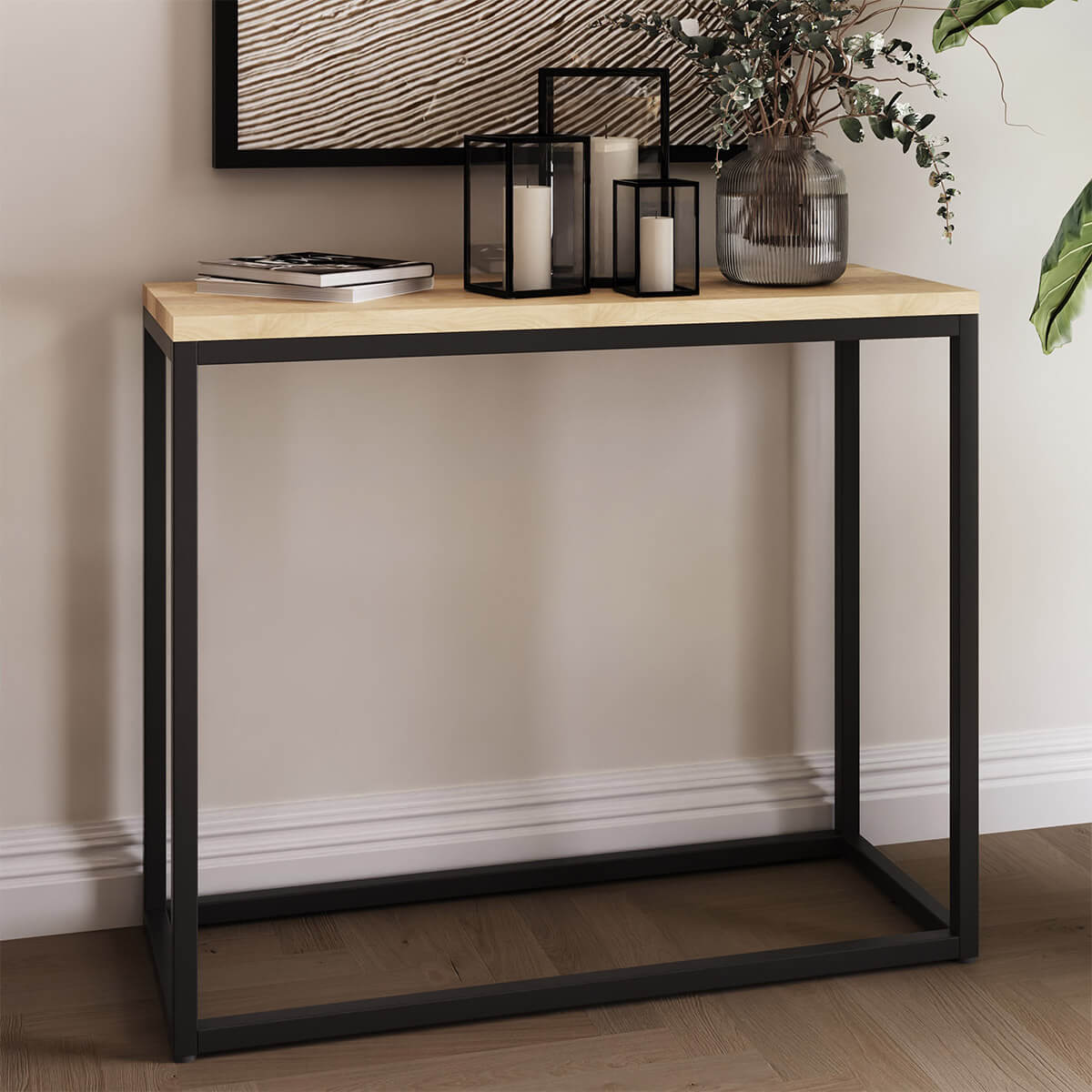 Oglio Small Console Table - Oak Lifestyle