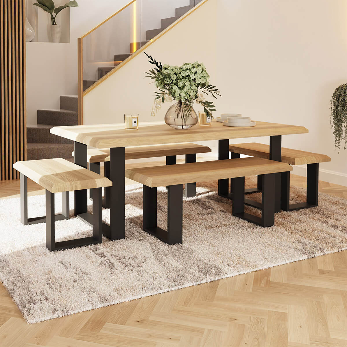 Tirso 1.8m Table - Oak Lifestyle