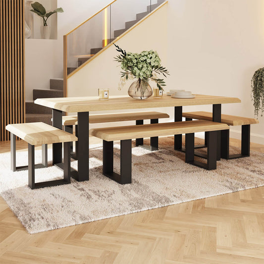 Tirso 2.0m Table - Oak Lifestyle