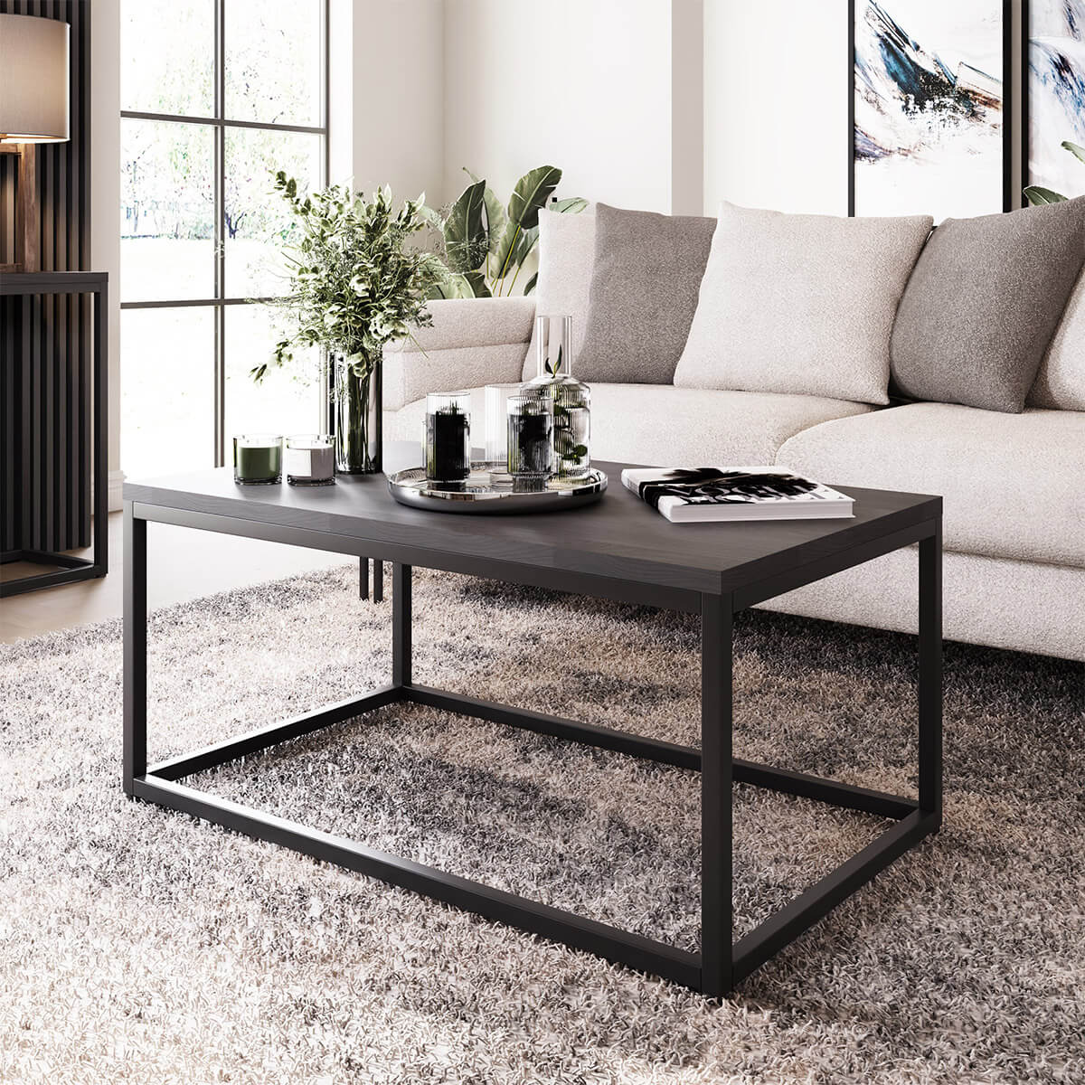 Oglio Medium Coffee Table - Oak Lifestyle