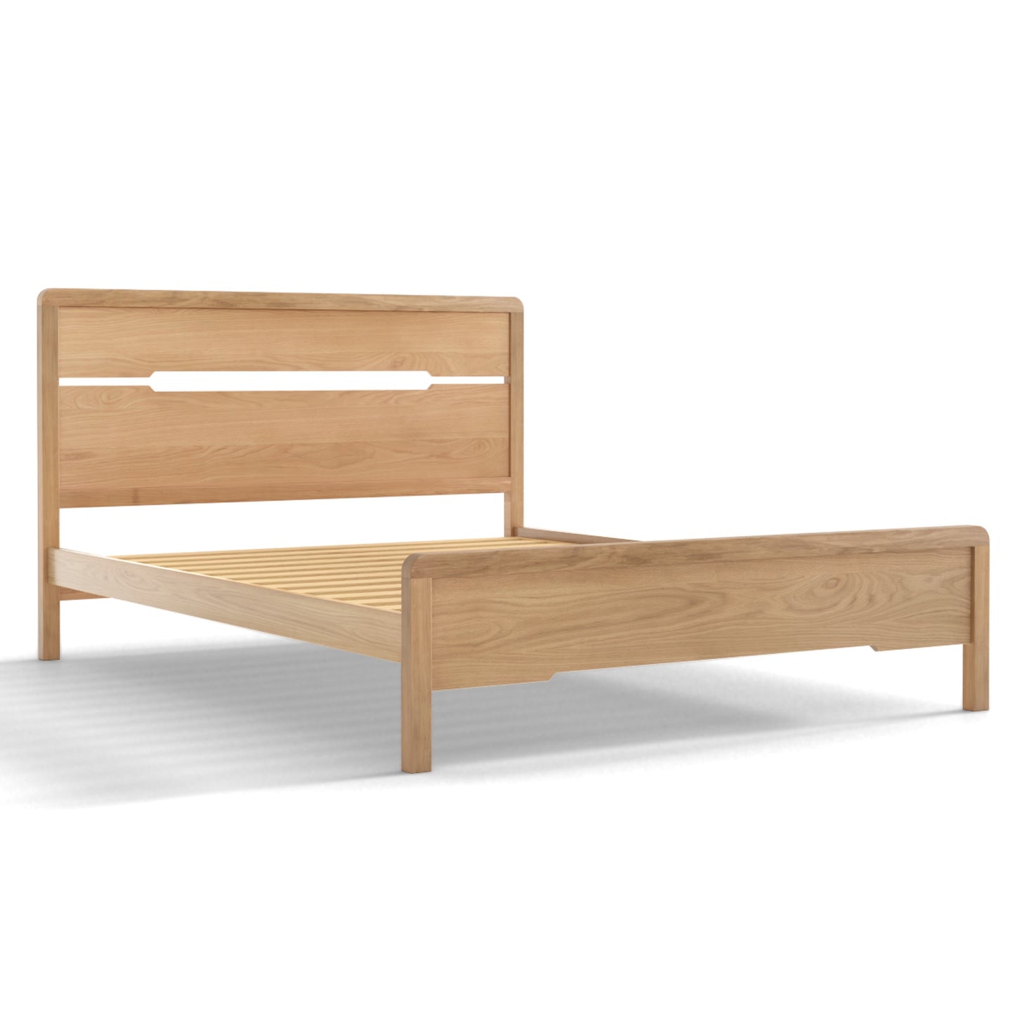 Julian Bowen Curve Bed Frame in King size cut-out image on a white background.