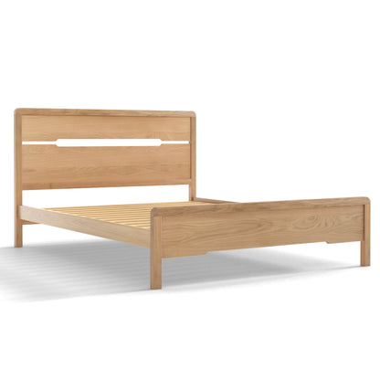 Julian Bowen Curve Bed Frame in King size cut-out image on a white background.
